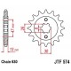 Piñon JT 574 de acero con 16 dientes