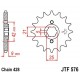 Piñon JT 576 de acero con 19 dientes