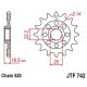 Piñon JT 742 de acero con 15 dientes