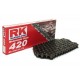 Cadena RK 420M con 102 eslabones negro