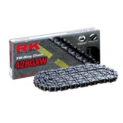 Cadena RK 428GXW con 132 eslabones negro