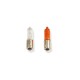 Lampara bayoneta 9 mm 12Vx21W.Naranja(H)