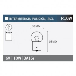 Lampara BILUX 6V10W