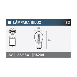 Lampara BILUX 6V35/35W