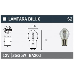 Lampara BILUX 12V35/35W