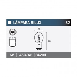 Lampara BILUX 12V45/40W