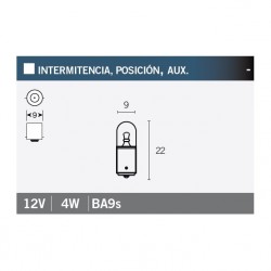 Lampara POSICION 12V4W