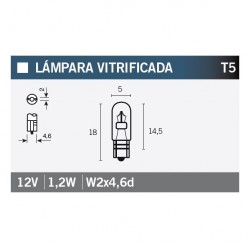 Lampara 12V1.2W