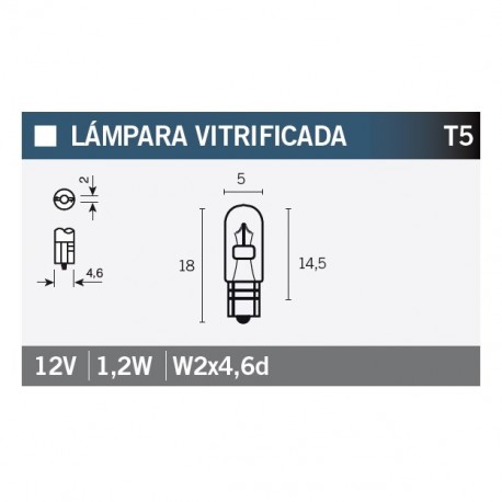 Lampara 12V1.2W