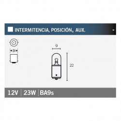 Lampara 12V23W