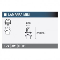 Lampara OSRAM 64122MF 12V3W