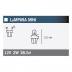 Lampara OSRAM 2722MF 12V2W