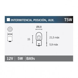Lampara OSRAM 3860 12V5W