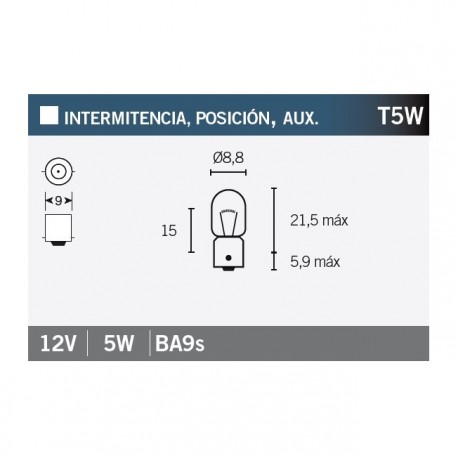 Lampara OSRAM 3860 12V5W
