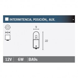 Lampara OSRAM 3886X 12V6W