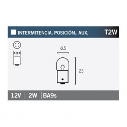 Lampara OSRAM 3796 12V2W