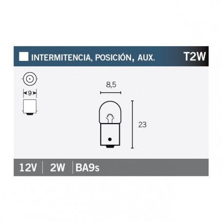 Lampara OSRAM 3796 12V2W