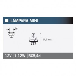 Lampara OSRAM 2473MFX6 12V1,5W
