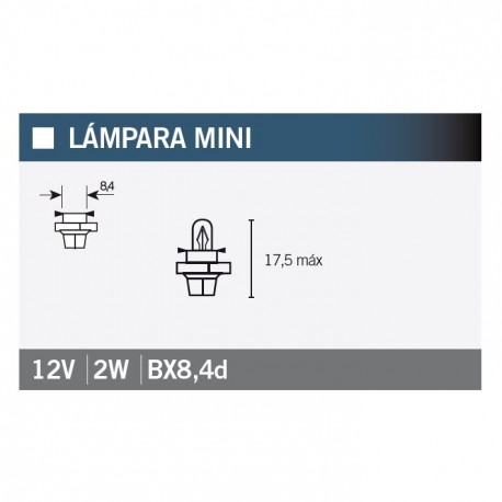 Lampara OSRAM 2352MFX6 12V2W