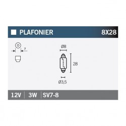 Lampara OSRAM 6428 12V3W