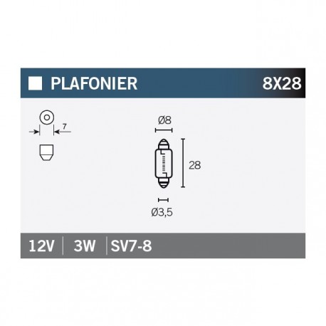 Lampara OSRAM 6428 12V3W
