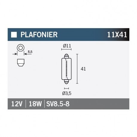 Lampara OSRAM 6475 12V18W