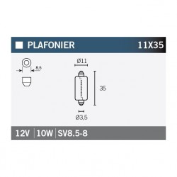 Lampara OSRAM 6461 12V10W