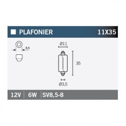 Lampara OSRAM 6486X 12V6W