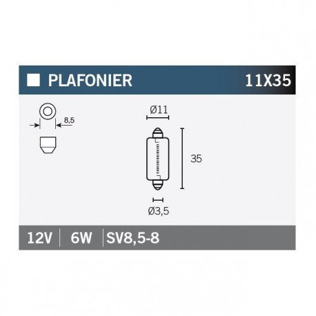 Lampara OSRAM 6486X 12V6W