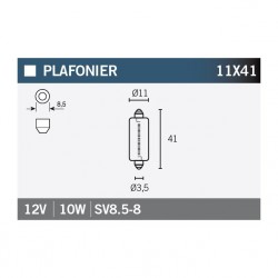 Lampara OSRAM 6411 12V10W