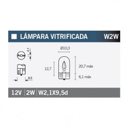 Lampara OSRAM 2820 12V2W