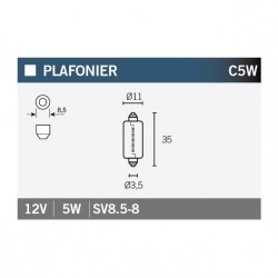 Lampara OSRAM 6418 C5W