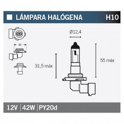 Lampara OSRAM 9145RD H10