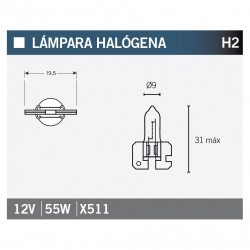 Lampara OSRAM 64173 H2