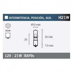 Lampara OSRAM 64136 H21W