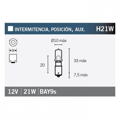 Lampara OSRAM 64136 H21W
