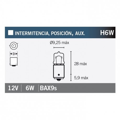 Lampara OSRAM 64132 H6W
