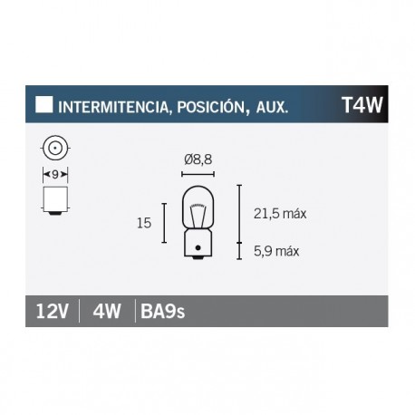 Lampara OSRAM 3893 T4W
