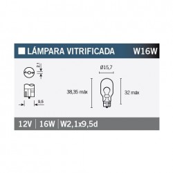 Lampara OSRAM 921 W16W