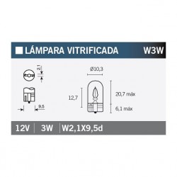Lampara OSRAM 2821 W3W