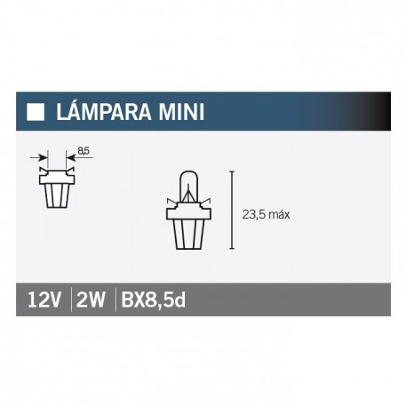 Lampara OSRAM 2722MFX B8,5d