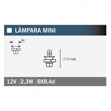 Lampara OSRAM 2723MFX6 BX8,4d