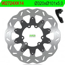 Disco de freno NG kit ondulado724XK14 Ø320 x Ø101 x 5