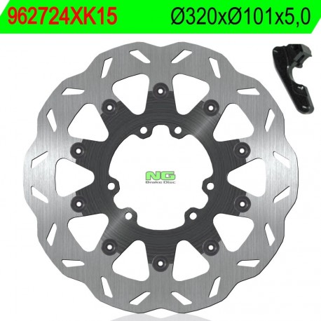 Disco de freno NG kit ondulado724XK15 Ø