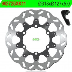 Disco de freno NG kit ondulado725XK11 Ø320 x Ø127 x 5