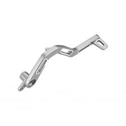 Pedal freno Aprilia. Aluminio. Plata