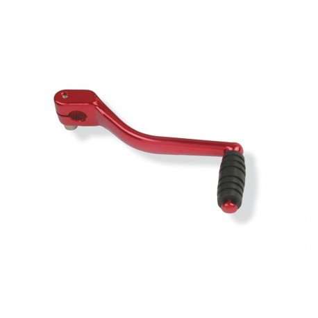 Pedal cambio Derbi. Aluminio. Rojo