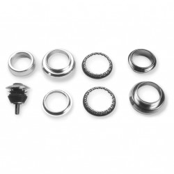 Jgo direccion A-HEAD. Acero 1-1/8" Cromo