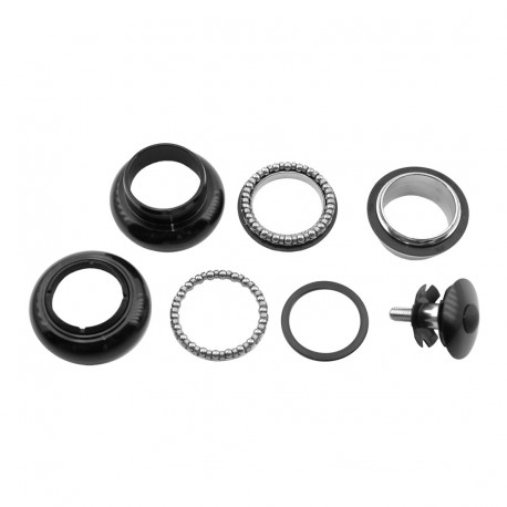 Jgo direccion A-HEAD.ALU 1-1/8" negro