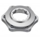 Conversor disco universal a center lock con arandela de cierre color plata
